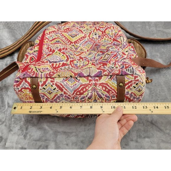 Sakroots Artist‎ Circle Flap Backpack Bag With Matching Pouch, Drawstring main image 6
